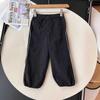 Roupa infantil japonesa para meninos e meninas 2025 nova calça legging casual protetor solar durável à prova d'água 474928