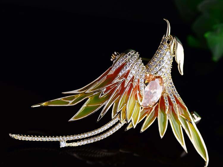 凤凰胸针