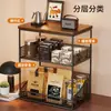 Estante de Almacenamiento para Snacks, Estante de Almacenamiento para Vasos de Escritorio de Sala de Estar, Estante Multicapa para Verduras de Encimera de Cocina, Cesta de Frutas, Soporte para Tazas de Agua