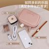 Tamanho pequeno Saco Cosmético Bonito INS Estilo High-End Viagem Portátil À Prova D' Água Mini Boca Moda Envelope Vermelho Pequeno Armazenamento Bolsa