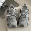 Zapatillas de malla estilo papá para mujer, nueva colección de verano 2026, transpirables, retro, de suela gruesa, que aumentan la altura, zapatillas casuales versátiles