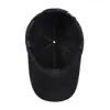 Gorra de Béisbol para Hombres de Mediana Edad y Mayores, Gorro de Algodón para Exteriores de Invierno, Gorro Cálido de Lana Engrosado con Protección para los Oídos, Gorra Versátil con Visera para Hombres