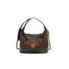 Yuezizhi 2026 principios de otoño nueva moda bolso versátil bolsa para lonchera bolso de cadena estilo vintage bolso cruzado tipo cubo esmerilado