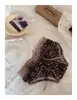 Ropa Interior de Malla Sexy de Gato Salvaje para Mujer de Cintura Media Rayas de Cebra Leopardo Encaje Fruncido Ropa Interior de Triángulo para Niñas
