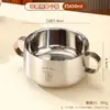 Tazón Infantil de Acero Inoxidable 316 Grado Alimenticio Doble Capa Anticaídas y Antiescaldaduras Tazón de Alimentación para Bebé con Ventosa Pequeña para Comida de Bebé