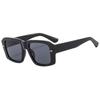 Nueva Caja de Moda Avant-garde Vintage Personalizada Color Caramelo Europeo y Americano Lujo Ligero Gafas de Sol Ins Celebridad de Internet Mismo Estilo Gafas de Sol