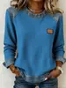 Uniforme de Equipo de Mezclilla para Mujer Transfronterizo 2026, Cuello Redondo, Camiseta con Estampado Digital 3D y Cuello en V, Venta al por Menor, Hecho en D