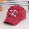 Gorra de béisbol bordada para niños, gorra de sol de moda coreana para hombres y mujeres, gorra con visera retro japonesa para todo tipo de bebés.