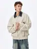 Chaqueta de Trabajo Acu para Hombre con Color de Contraste, Pana, Solapa, Patchwork, Casual de Alta Gama, Otoño e Invierno 2026