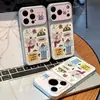 Funda de Teléfono Graffiti Girl Compatible con iPhone 16 Pro Max Funda de Teléfono Apple 17 Galvanizada Cambio Instantáneo Protección de Carcasa Blanda