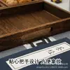 Bandeja de chá de bambu paulownia de sete peças conjunto de chá multi-funcional estufa de chá de madeira de noz vendas diretas da fábrica