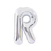 Globos de Letras de 32 pulgadas Decoración de Fiesta de Cumpleaños Nochevieja Plata Oro Arreglo de Boda Globos de Letras de Película de Aluminio Venta al por Mayor