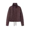 Venta Caliente Transfronteriza Aliexpress Nueva Moda Primavera 2026 Chaqueta de Manga Larga Forrada con Cuello Alto de Puntos y Mangas Abullonadas