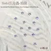 Accesorios de Diamante para Arte de Uñas 5A de Circonia, Diamantes Coloridos Super Brillantes de 3 mm con Forma de Estrella de Cinco Puntas y Base Plana, Decoraciones de Diamantes Sueltos de Estrella Mini Modernos