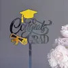 Decoración de Pastel Estilo Ins Transfronterizo Temporada de Graduación Inserto para Pastel de Graduación Inserto de Acrílico para Pastel Suministros para Fiestas