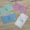 Fornecimento de sacos de armazenamento temporário para documentos com zíper de PP em cores de doces, sacos de armazenamento selados portáteis para uso externo