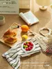 Accesorios para fotos estilo ins decoración de mesa plana de celebridad de internet adornos atmósfera para fotografía de alimentos alfombra plog libro vintage