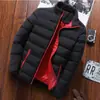 Comercio exterior pedido original otoño e invierno abrigo deportivo acolchado de algodón grueso para hombre cárdigan de cuello alto chaqueta acolchada de algodón para exteriores abrigo casual chaqueta acolchada cálida lote