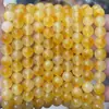 Xicui Piedra Natural de Alta Calidad Calcedonia Cuentas Redondas Pulsera DIY Accesorios de Joyería de Goma Componentes Semiacabados al por Mayor