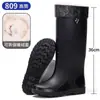 Nuevas botas de lluvia de estilo británico para hombre, antideslizantes, impermeables, de caña corta, con suela gruesa, adecuadas para uso en la cocina, obras de construcción y como cubrebotas, proporcionando calidez y protección contra la lluvia.