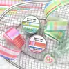 Fita Washi Infeel.Me Tecelagem Sonhadora Padrão Xadrez Simples Básico Adesivos de Decoração Base para Diário DIY