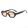 Nuevas gafas de sol cuadradas de Amazon para mujer, de moda europea y americana, versátiles, de montura pequeña, gafas retro transfronterizas ultraligeras para hombre