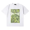 25Ss Marca Morada de Calle Marca Americana de Moda Camiseta Casual Retro Holgada de Manga Corta Estilo Igual para Pareja