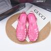 2023 Novas Melissa Melissa Woven Sandálias Malha Plana Oca Retro Toe Sapatos Femininos Jelly