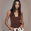 Chal de satén retro de alta gama con cuello en V sin mangas para mujer, diseño que ciñe la cintura y adelgaza, elegante prenda exterior y de interior
