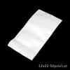 Material DIY para Pendientes Agujero para Colgar Bolsas Transparentes de OPP Pequeñas, Medianas, Grandes Tamaños Bolsas para Empaque de Pulseras Collares Múltiples Especificaciones 200 Piezas por Paquete