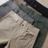 Estação Europeia calças de Tencel anti-rugas sem passar verão finas não grudentas cinza cor sólida cinco bolsos business retas casuais para homens