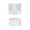 Gesso Aromaterapia DIY Vitalício Cimento Resina Chapéu de Mago Pote de Armazenamento Xadrez Copo de Vela Molde de Silicone
