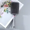 Pente Elegante Cinza com Almofada de Ar para Massagem, Especial para Cabelos Longos Cacheados de Mulheres, Uso Doméstico, Escova de Cabelo Fofa, Pente com Airbag