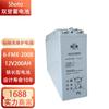 Panel CC 6-FMX-100B/12V100AH/150H/200AH con terminal frontal de batería Shuangdeng
