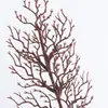 Ramas secas marrones artificiales sin hojas de Halloween transfronterizas, decoraciones de ramas de árbol artificiales, accesorios decorativos de ramas secas artificiales