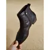 Botas Martin Retro de Punta Redonda con Suela Plana para Mujer 2026 Nuevo Estilo Suela Suave Botas Adelgazantes Botines Casuales