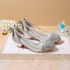 Nuevas Sandalias de Baotou Elsa para Actuación de Verano Zapatos de Princesa de Cristal para Niños Zapatos de Baile para Bebés Niñas Venta al por Mayor