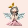 Anjo Menina Luz Luxo Resina Interruptor Adesivo Geladeira Adesivo Decoração Estilo Nórdico Plug Sticker Adesivo de Parede Socker Sticker Atacado
