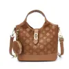 Bolso Nuevo Estampado para Mujer con Diseño de Monograma, Bolso de Mano Vintage 2026, Bolso de Moda para el Trabajo, Bolso Versátil de Hombro y Cruzado para Mujeres Europeas y Americanas