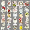 50 Pegatinas de Gato Marioneta Gato Lindo Dibujo Animado de Gato Gato Brador Gato Lindo Impermeables Decorativas Pegatinas para Teléfono Móvil