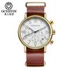 Ochstin augustden nova moda casual masculina seis ponteiros quartzo esportivo pulseira de nylon relógio masculino GD6081A