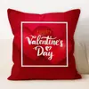 Cojín Sencillo Moderno para el Día de San Valentín, Cojín Estilo Nórdico para Oficina en Casa, Cojín Decorativo para Respaldo de Sofá en la Sala de Estar