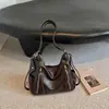 Bolso cruzado de gran capacidad para el hombro, bolso de axila para mujer, simple, elegante, moderno, bolso de hombro inclinado, bolso de mano de hombro único con textura de moda para el trabajo
