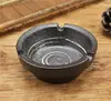 Configuração de Mesa Japonesa Peça Quatro Tigela de Arroz para Restaurante de Sushi Xícara de Chá Prato Lateral Preto Cozinha Japonesa Coreana Descanso de Hashi de Cerâmica Bule