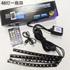 Caixa Lacrada Em Estoque Luz Ambiente LED para Interior de Carro USB RGB Respiração Iluminação de Pés Controlada por Som Decorativa Luz de Ritmo Musical