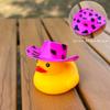 Regalo sombrero de patito amarillo pequeño accesorios mini sombrero de vaquero sombrero de paja sombrero de jazz sombrero decorativo para muñeca accesorios para la cabeza al por mayor