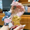 Pingentes de Celular Dourados, Pingentes de Bolsa, Cinnamoroll, Shin-Chan, Chaveiros de Desenho Usagi em Ouro Puro, Pequenos Pingentes Atacado