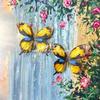Pequeno Livro Vermelho Internet Celebrante Explosões Borboleta Flor Parede Simulação Flor Cabelo Cartão Phalaenopsis diy Monet Janela Borboleta Flor Decorativa