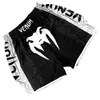 Pantalones Cortos de Muay Thai, Equipo de Entrenamiento Venom para Boxeo y Sanda, Absorbentes de Sudor, Transpirables, con Texto Impreso, Pantalones Cortos Deportivos de Artes Marciales