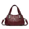 Comércio Exterior 2026 Nova Bolsa Feminina Grande Capacidade Elegante Plissada Mãe de Meia-Idade Bolsa de Ombro Transversal Tote